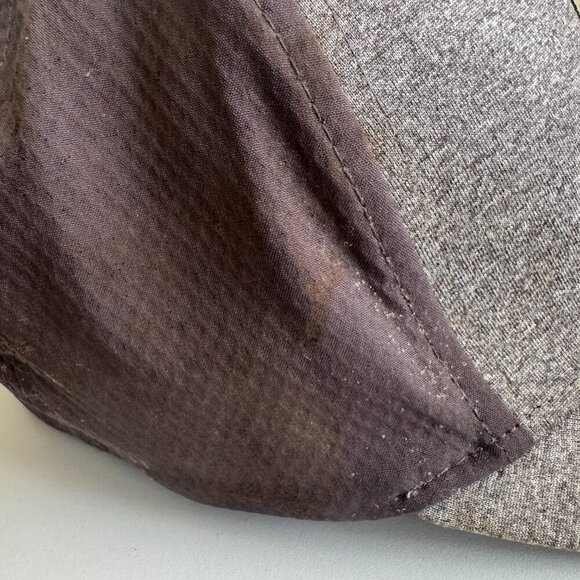 John Deere Stretch Fit Cap Hat Gray Black Mesh Trucker Farm Logo Baseball Dad Ca - Picture 4 of 8